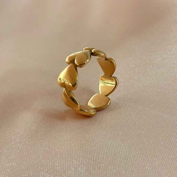 Heart Shape Rings thick