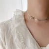 Snake Chain Love Bow Knot - Imagen 4